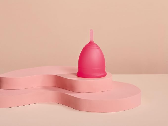 Saalt Menstrual Cup – Reusable Period Cup – Made for Comfortable, Leak-Free Protection Up to 12 Hours – BPA & Latex Free – Includes Cup & Carry Bag (Regular, Himalayan Pink)