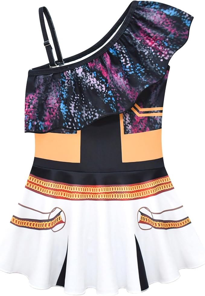 One Piece Swimsuit for Girls Demon Hunter Merch Costume Swimwear for Kids Bathing Suit