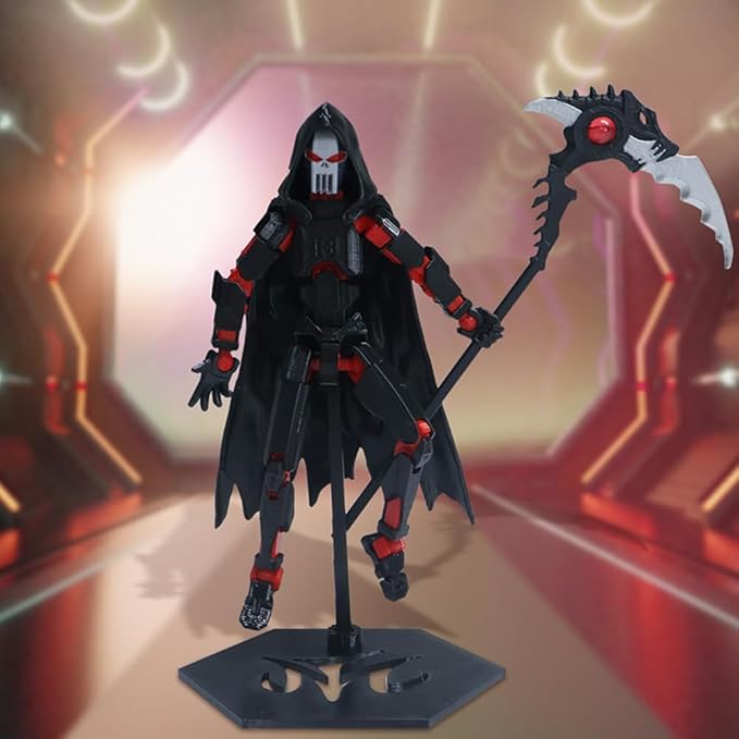 T13 Action Figure,3D Printed Titans Figure Multi-Jointed Movable Titan 13N OVA 13, Best Birthday Festival Gift (Death Red)