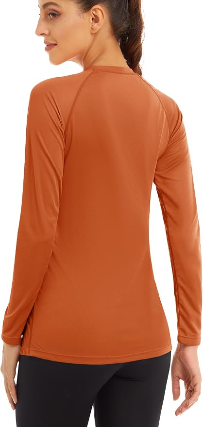 MAGCOMSEN Women's Long Sleeve Shirts UPF 50+ Sun Protection Shirts for Hiking Fishing Workout Rash Guard
