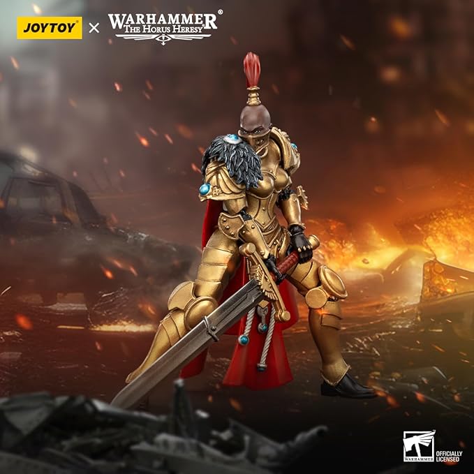 JOYTOY Warhammer Horus Heresy Sisters of Silence White Falcons Vigilator Cadre Vigilator 2, 1:18 Scale 4.17in Action Figure Mecha Joy Toy Collection Model