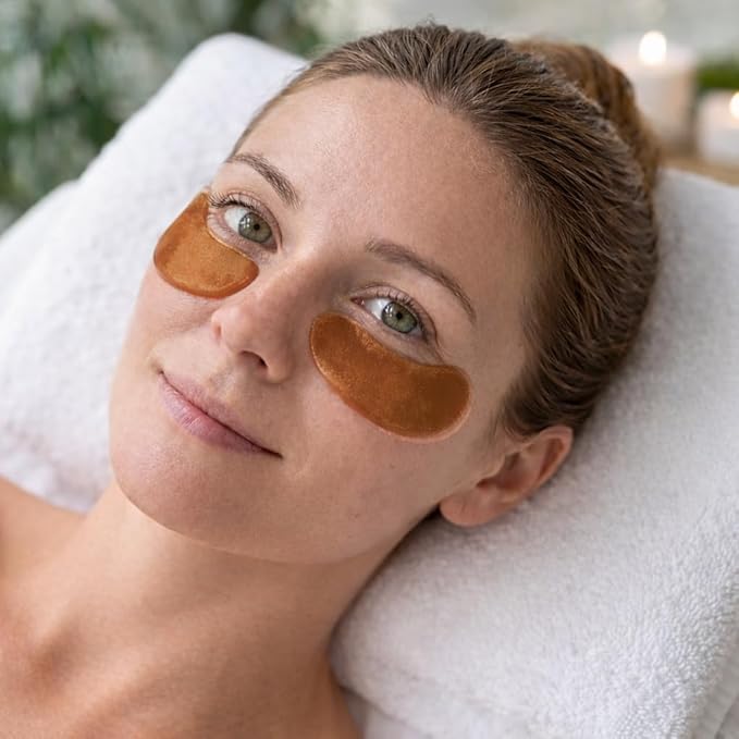 Vitality Eye Patches — Dusk — Smooth + Firm | Anti-Aging Peptide + Black Truffle Hydrogel Eye Masks | 30 Pairs