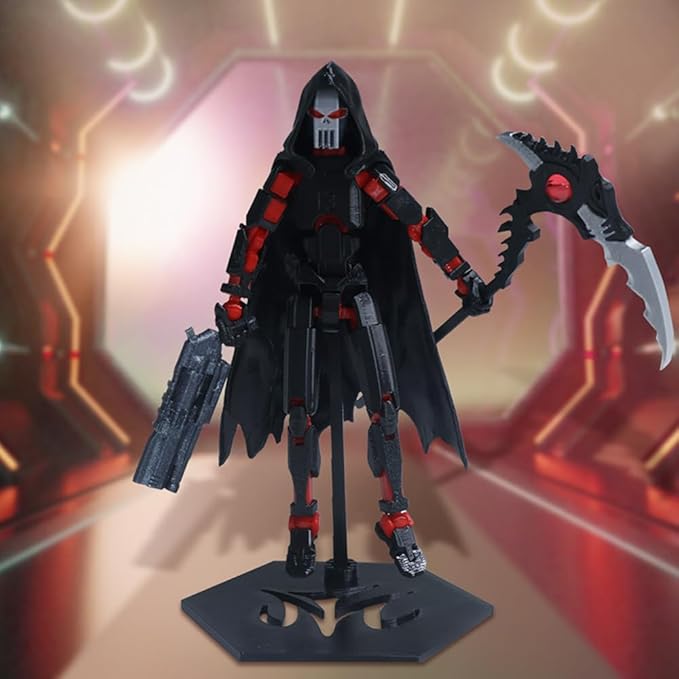 T13 Action Figure,3D Printed Titans Figure Multi-Jointed Movable Titan 13N OVA 13, Best Birthday Festival Gift (Death Red)