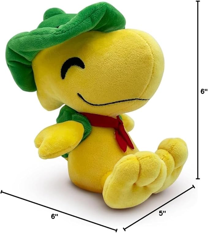 Youtooz Peanuts Woodstock Shoulder Rider 6-Inch Plush, – Collectible Woodstock Shoulder Rider Plushie from Peanuts