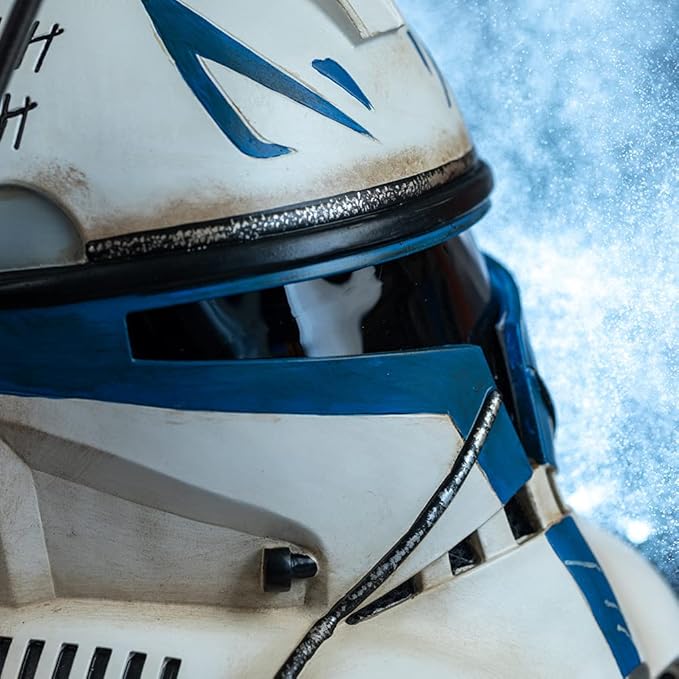 Evere SW Clone Arc Commander Helmet Cosplay Deluxe Halloween Collectible Prop