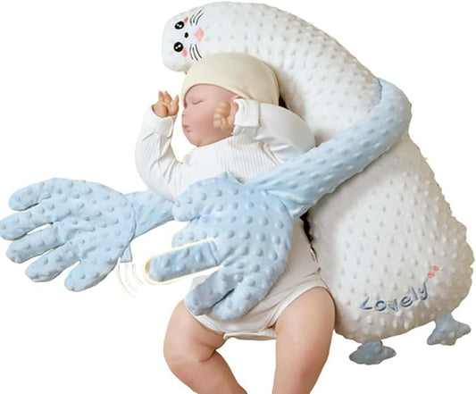 Baby Soothers Toys, Cute Animal Plush Stuffed Doll Toy for Girls Boys, Portable Dinosaur Unicorn Figure Soothing Dolls for Home and Travel (E #)