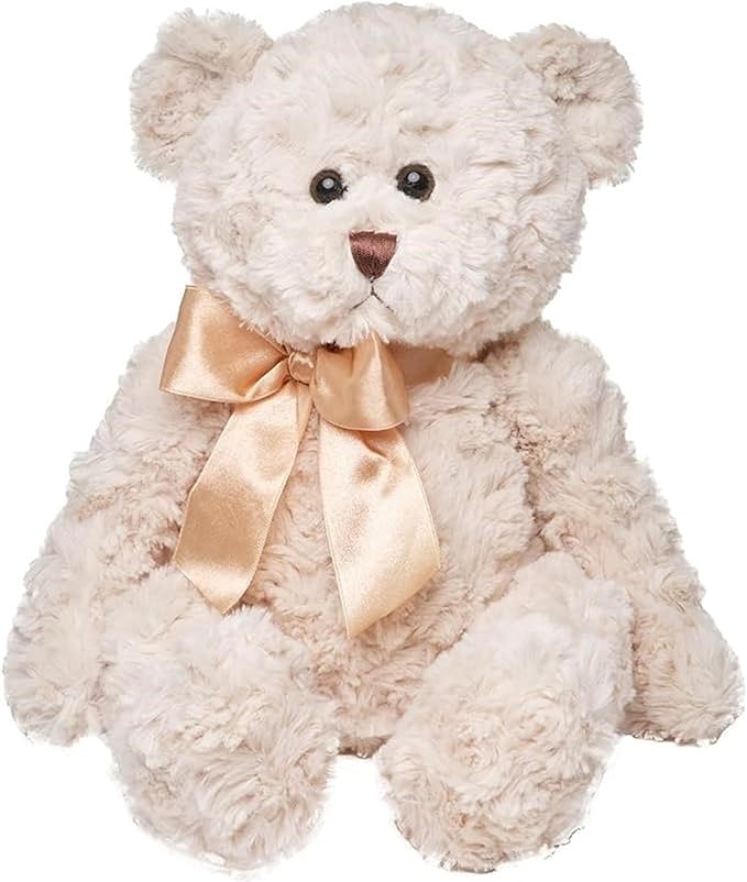 Bearington Huggles, 16 Inch Creamy White Teddy Bear Stuffed Animal, Makes a Great Gift for Birthday, Anniversary, Holiday, or Graduation