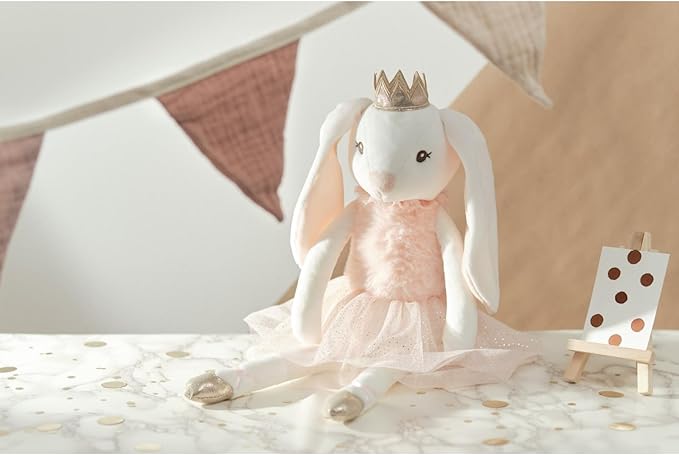 Bearington Collection Ballerina Stuffed Animal - Ballet Doll - Dance Recital Gifts for Girls - Bunny Brise - 16"