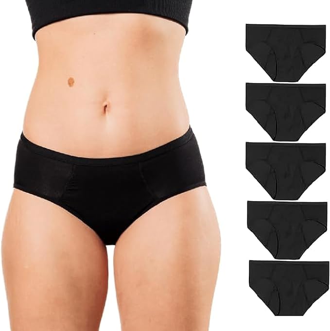Bambody Absorbent Brief, Super Comfy Period Underwear for Women - Leakproof Period Panties