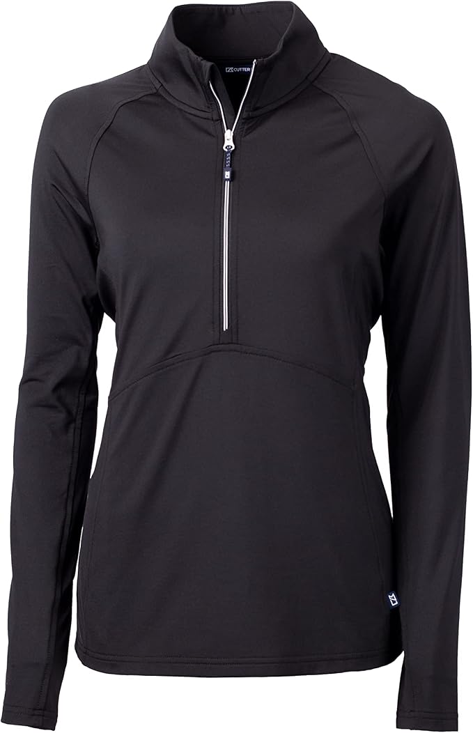 Cutter & Buck Womens Long Sleeve Adapt Eco Knit Half Zip Pullover