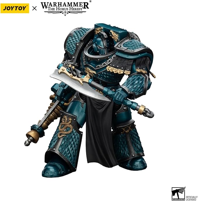 JOYTOY Warhammer The Horus Heresy Alpha Legion Lernaean Terminator with Conversion Beam Cannon - 1:18 Scale 5.39in Action Figure Mecha Joy Toy Collection Model