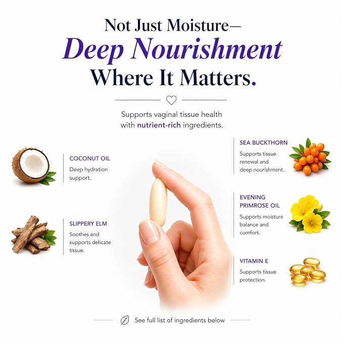 NeuEve Silk Vaginal Moisturizer for Menopause Relief | Long-Lasting Support for Women 55+ with Severe Dryness, Itching, Odor, & Irritation | All-Natural Hormone-Free | Phase 1 | 8ct, 1-Month Supply