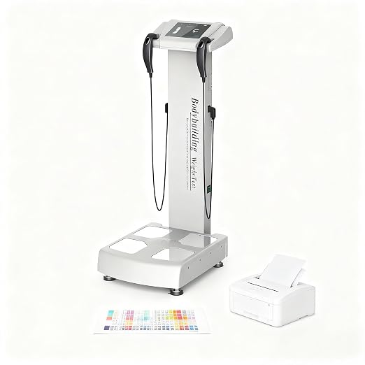 Body Fat Analyzer with Printer, Body Composition Analyzer, Body Fat Scale/Weight Scale for Accuracy 25 Key Metrics, Muscle Analysis, Body Scanner Analyzer Body Fat with BMI for Gym, Clinic, Home Use