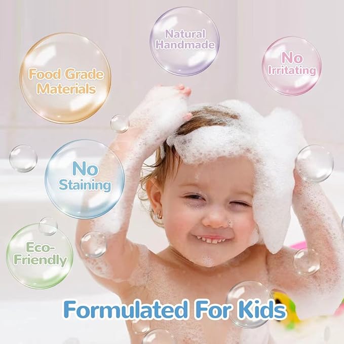 Skin-Safe Magic Shell Bath Bombs for Kids with Surprise Jewelrys Inside, 9 Extra Large Bath Salts with Calming and Long Lasting Scent, Natural Bubble Bath Bombs for Girls Sensitive Skin