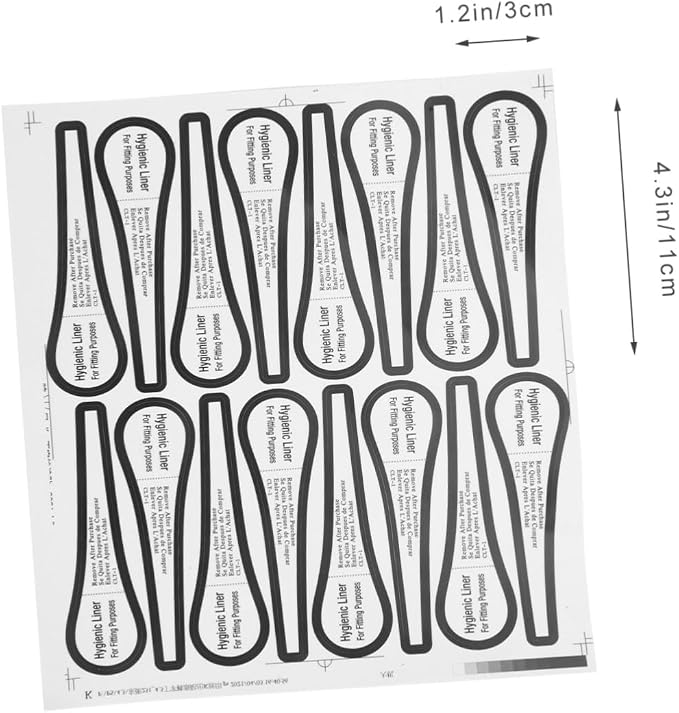 Lurrose 100pcs Protective Stickers for Swimwear Adhesive Panty Liner Decals No Harm to Skin