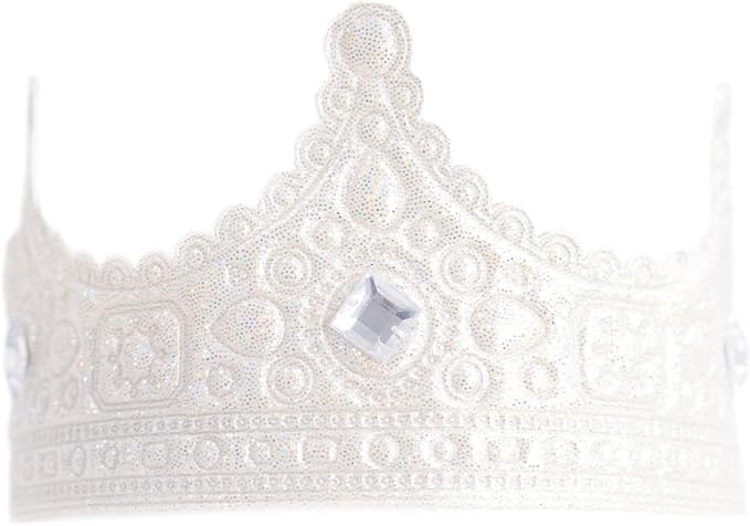 Little Adventures Soft Royal Princess Queen Crown Dress Up Costume Accessory for Kids
