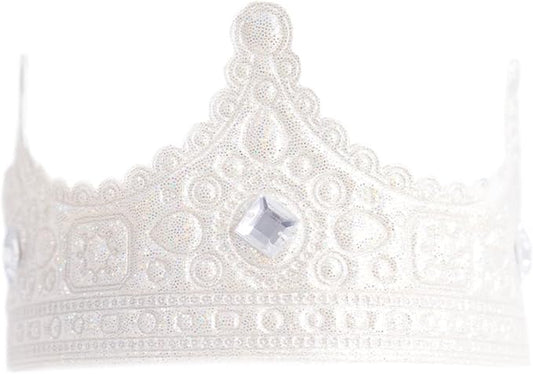 Little Adventures Soft Royal Princess Queen Crown Dress Up Costume Accessory for Kids