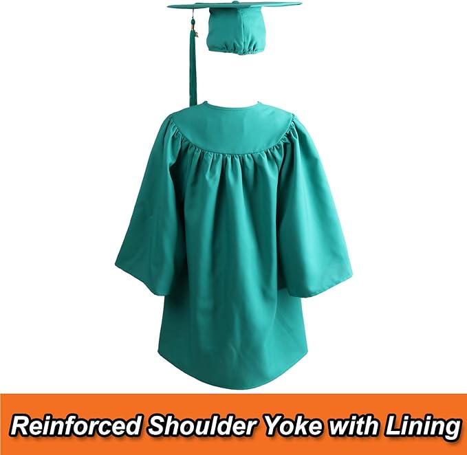 OSBO GradSeason Unisex Matte Kindergarten Graduation Gown Cap Tassel Set 2025