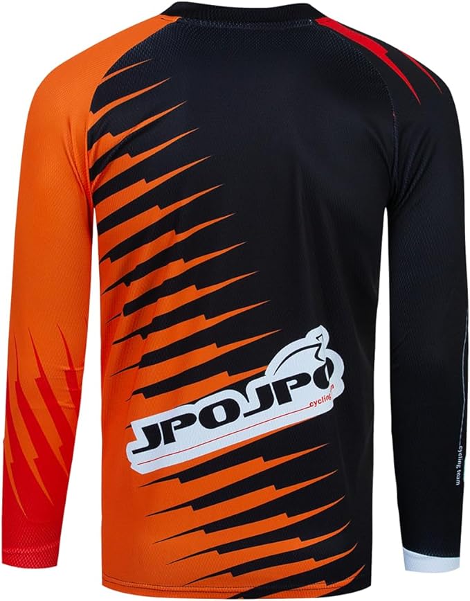 Dirt Bike Jersey for Youth, Kids Mountain Bicycle Shirt Long Sleeve Children Downhill Jerseys for Motorcycle Motocross