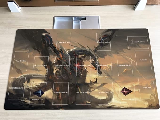 New Playmat Cyber Dragon Infinity The Silver Castle CCG TCG Trading Card Game Mat + Free Bag (ZD014-883-A)