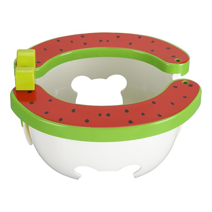 Yinhing Toddler Potty Training Toilet 2 in Foldable Portable Travel for Kids Green Compact Design Easy to Non Slip Base (Green)