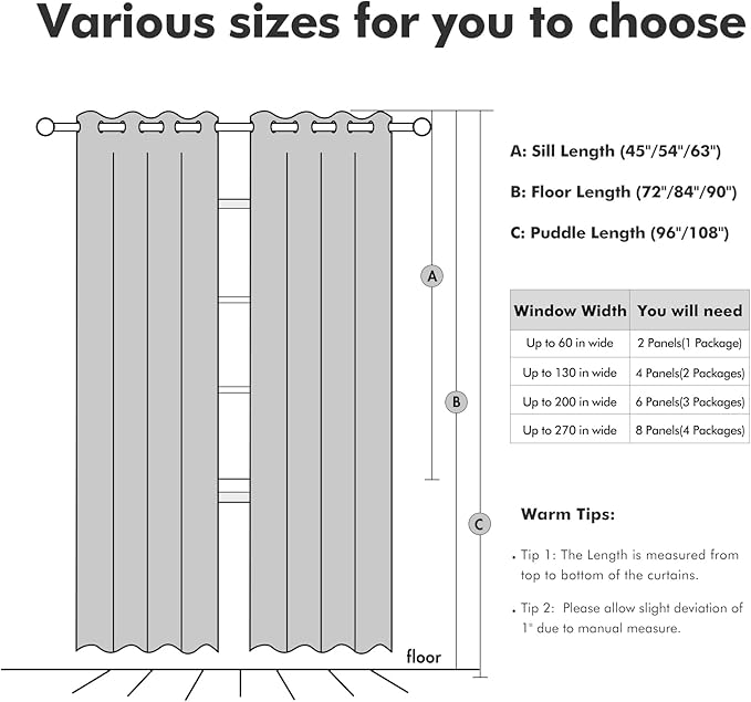 MIULEE Linen Blackout Curtains and Drapes 100% Room Darken Thermal Insulated Grommet Window Panels with Coating 2 PCs W 42 x L 84 inches Dark Grey