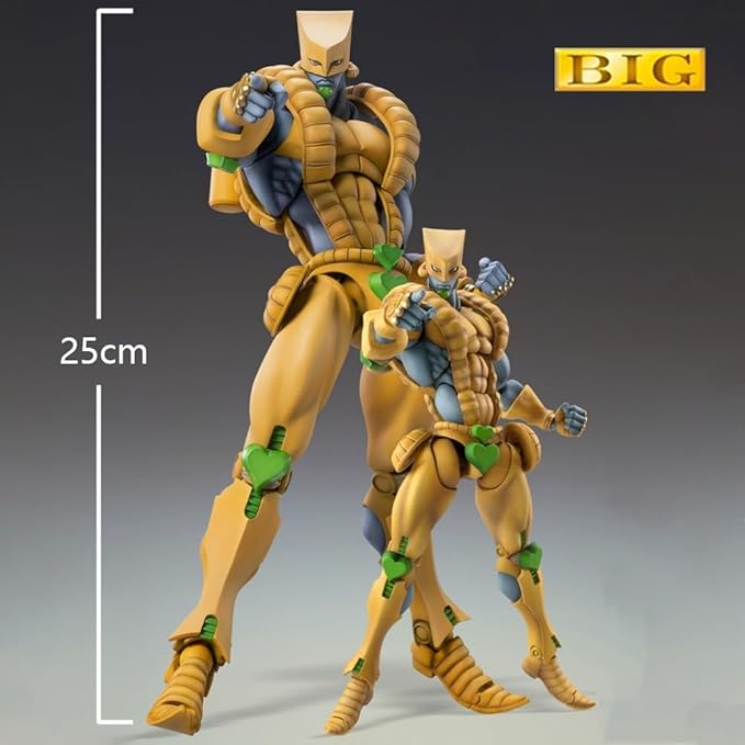 2pcs Dio Brando and The World Figure Movable Joint Anime Figurine 9.84" JJBA Super Action Statue Models Desktop Decoration Collectibles Gift
