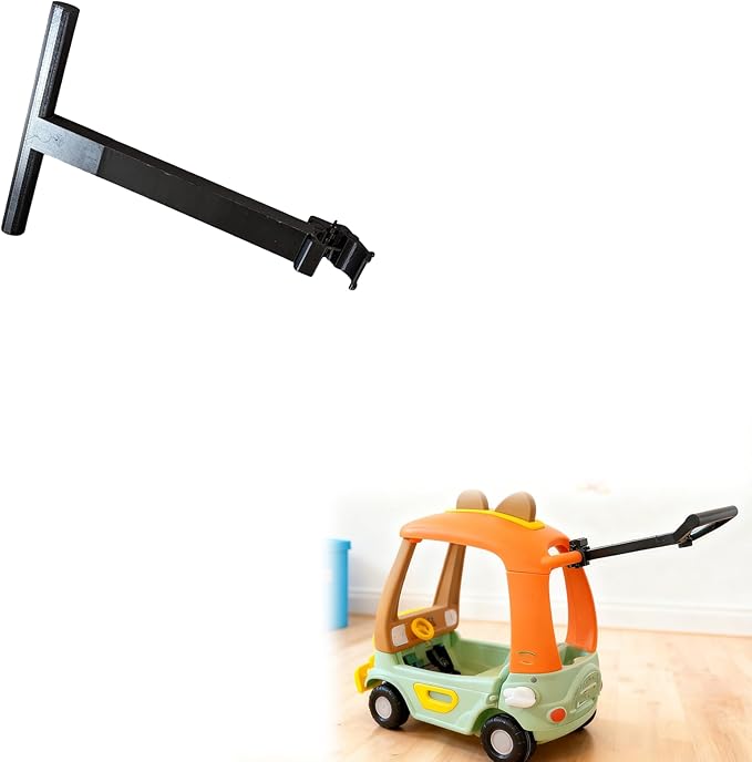 Back Saver Handle Extension for Cozy Coupe – Compatible with Little Tikes Cozy Coupe, Tall Parent Push Handle Add-On