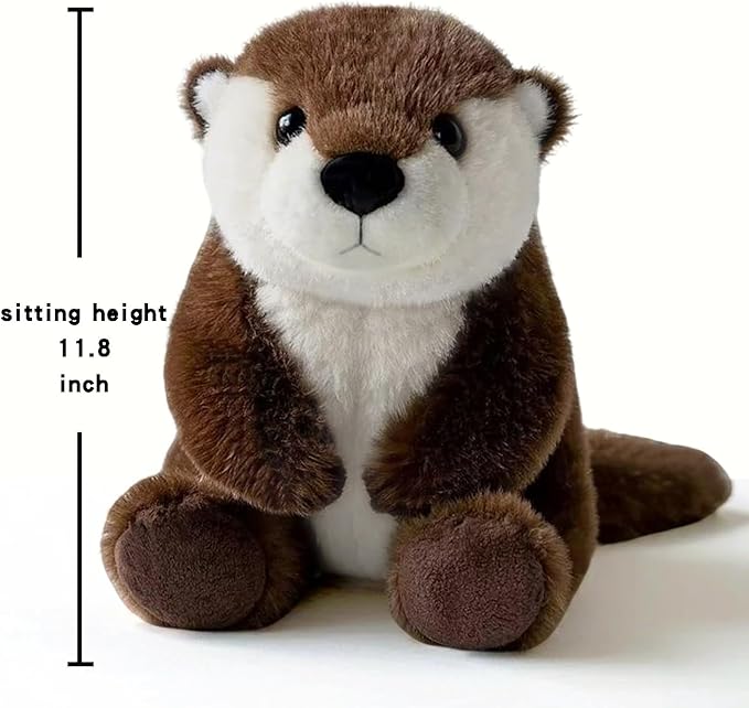Otter Stuffed Animal – Cute Otter Plush Toy for Kids & Adults – Birthday Surprise & Room Decor –A Cuddly Companion for Everyday hugs and Bedtime
