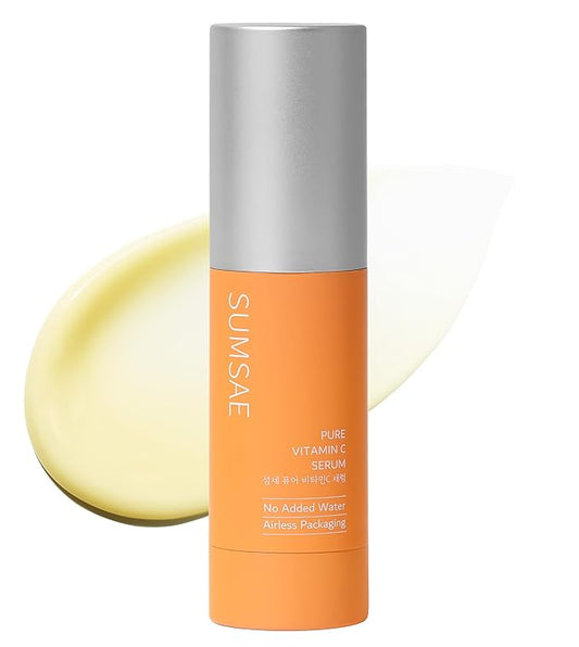 Pure Vitamin C Serum - Korean Skincare with Vitamin 10.5%, Waterless (No oxidation formula), Special Airless Pump, Brightening and Firming Skin, Improving Uneven/Dull Skin Tone, 30ml/1.01fl.oz