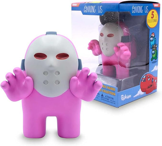 Among Us Series 2 7″ Pink Crewmate with Hockey Mask – Official Just Toys Collectible Figure