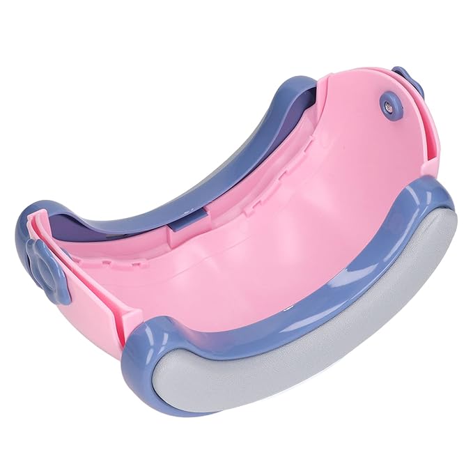 Travel Potty for Toddlers, Easy Clean Portable Foldable Potty Seat for Toddlers, Foldable Emergency Toilet with 20 Bags and Washable PU Pad for Car Camping Outdoor Indoor (Style 2)