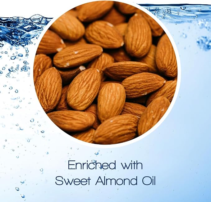 Hydro 2 Oil Sweet Almond Massage Oil 8.4 fl oz - Water Dispersible Formula with Sweet Almond Oil for Nourishing Relaxation