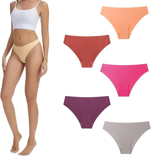 Invisible Camel Toe Thong for Women No Show Panties Panty Liners Seamless Workout Concealer Underwear