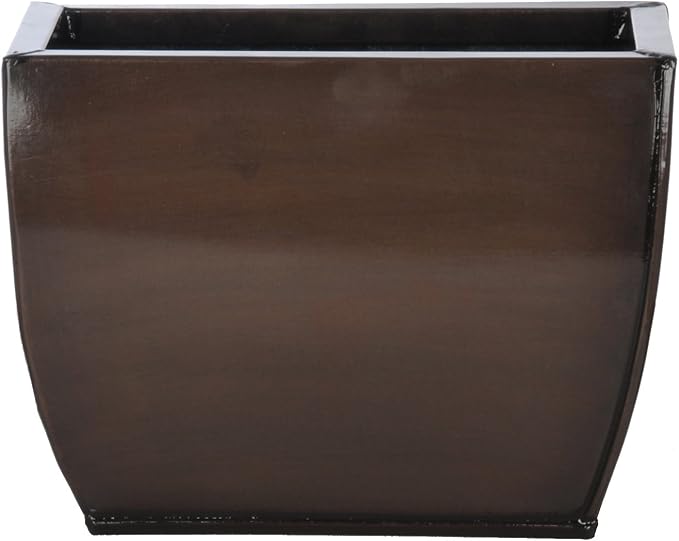 Gloss Brown 509 Small Zinc Vase - Set of 6