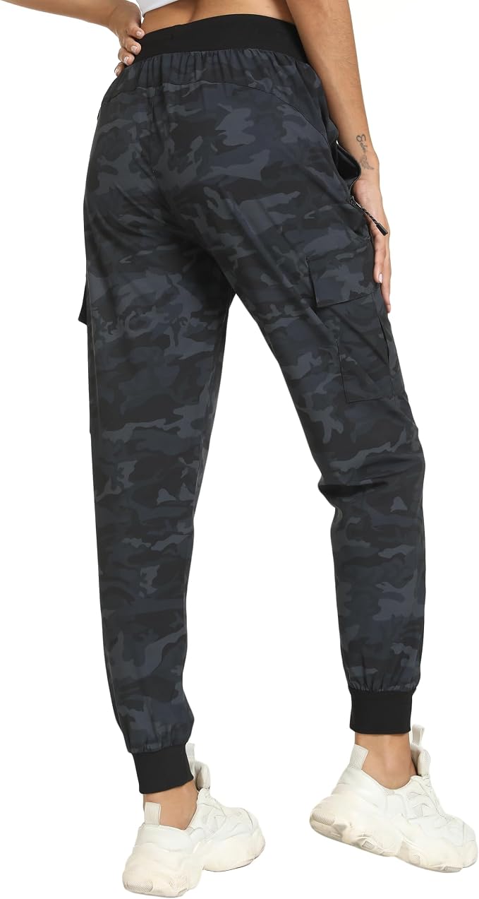 Women's Joggers Cargo Pants Lightweight Quick Dry Hiking Running Pants for Athletic Casual & Outdoor