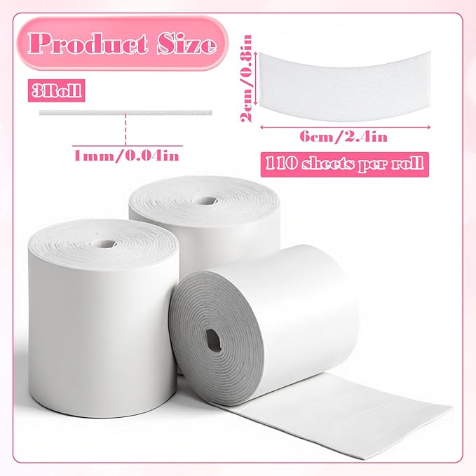 330 Pcs Foam Lash Pads Eyepads for Lash Extensions Tape Disposable Eyeshadow Shields Lint Free Under Eye Patches Lash Tech Makeup Supplies
