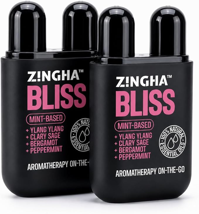 Z!NGHA Nasal Stick – Instant Clear Breathing & Sinus Relief | Strong Aromatherapy Inhaler with Natural Essential Oils | Portable Mood Boost & Mental Clarity Reset