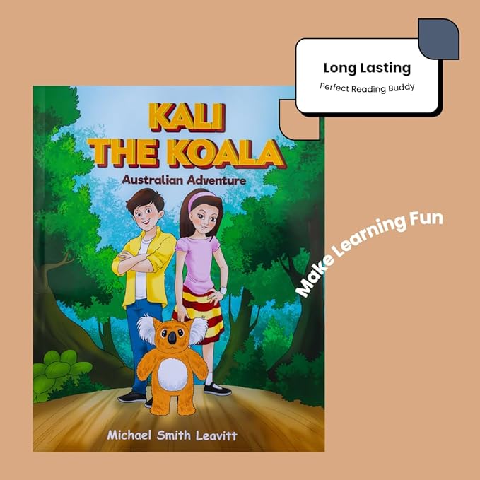 Kali The Koala Stuffed Animal, Children's Book with Stuffed Animal Set, Exciting Australian Adventure Book with Plush Koala for Kids (Ages 3-8)