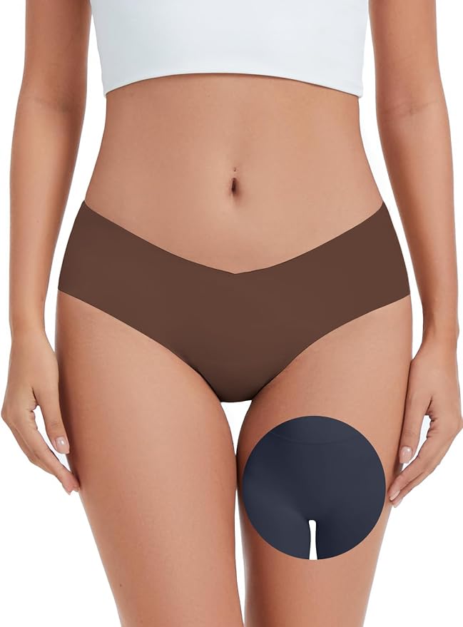 Camel Toe Underwear for Women Seamless Underwear No Show Camel Toe Concealer Invisible Workout Gym Yoga Panties