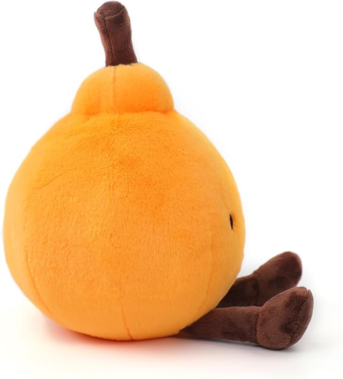 RECUR Dekopon Orange Fruit Stuffed Animals Toy,Soft Fruit Plush,Cute Orange Plushie 11 Inches,Adorable Gift for All Ages