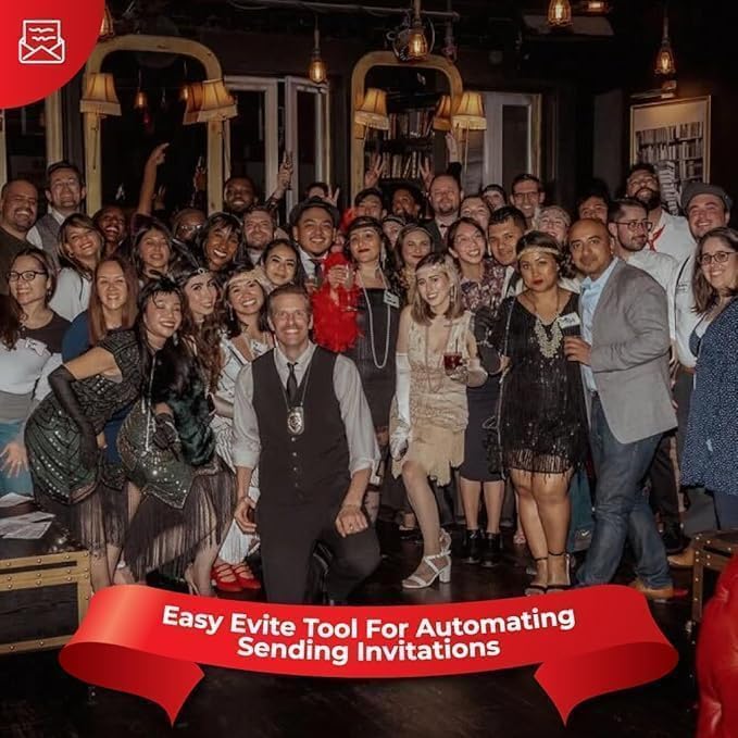 Roaring 20s Murder Mystery Game | A 1920s-Themed Party Kit | Flexible Number of Players 4-20+ | Physical Game Kit | Updated 2025