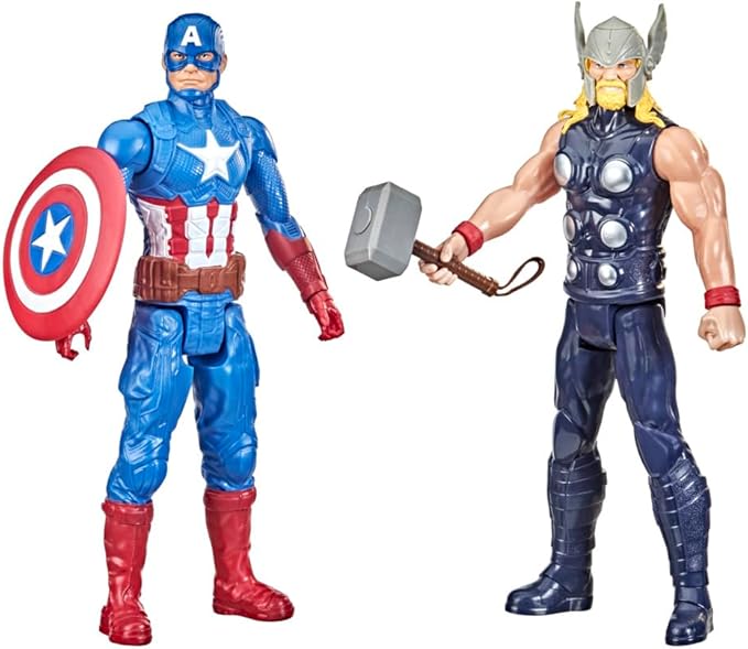 Hasbro- Marvel Titan Hero Series Multipack (6 Action Figures, 30 cm, Ages 4 Years) (F28615S1), Amazon Exclusive