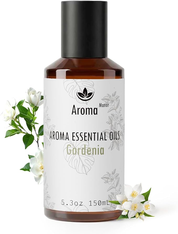 Hotel Diffuser Oil - Gardenia Essential Oils for Scent Air Cold Diffuser - Gardenia, Jasmine, Green Leaves, Lily of The Valley - Home Luxury Scents Aroma Fragrance
