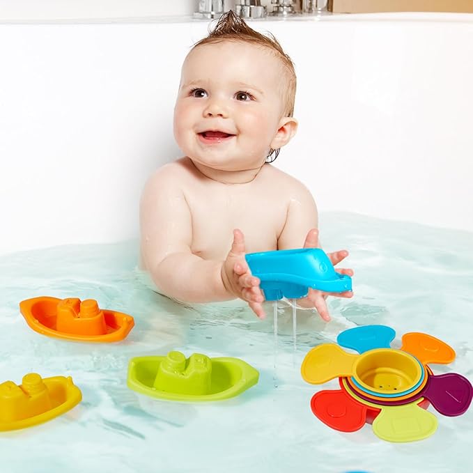 Baby Bath Toys for Kids Ages 1-3 Mold Free Bath Toys for Toddler 2-4 Bathtub Sand Beach Pool Water Toys with Tub Toys for Babies 12 18 Months, 11Pack