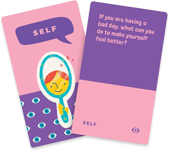 Bright Littles Conversation Cards - Family Bonding & Development Edition: Engage Kids & Parents in Mindful Discussion - Interactive Deck for Group, Table Topics & Game - Connect, Talk, and Grow