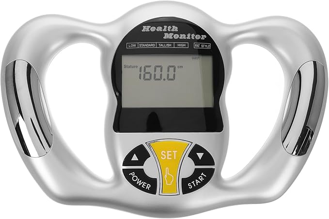 Handheld Fat Measurement Monitor Digital Bmi Calculator Portable for Home Health Monitoring and Weight Management
