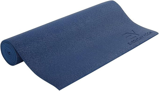 Everyday Yoga Deluxe Mat, Spacious 72"x24" Non-Slip Yoga Mat for Comfortable Home Workouts, 3-5mm Extra Thick
