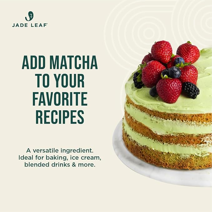 Jade Leaf Matcha Organic Culinary Grade Matcha Powder - Japanese Green tea for Baking, Smoothies, Lattes, and Skin Care, 100g / 3.53 Ounce (Pack of 1)