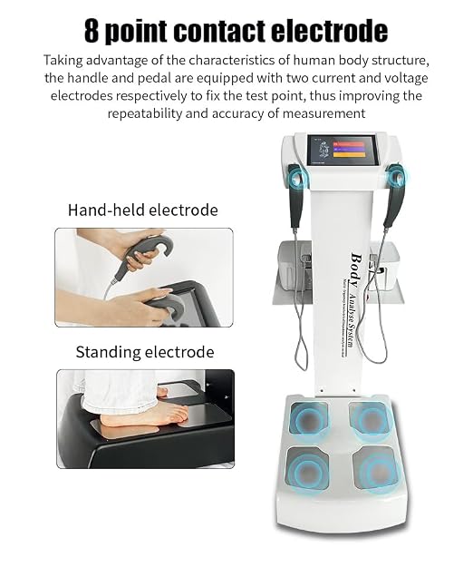 Body Fat Analyzer with Printer, Body Composition Analyzer, Body Fat Scale/Weight Scale for Accuracy 25 Key Metrics, Body Scanner Analyzer Body Fat with BMI for Gym, Fitness Studio and Home Use